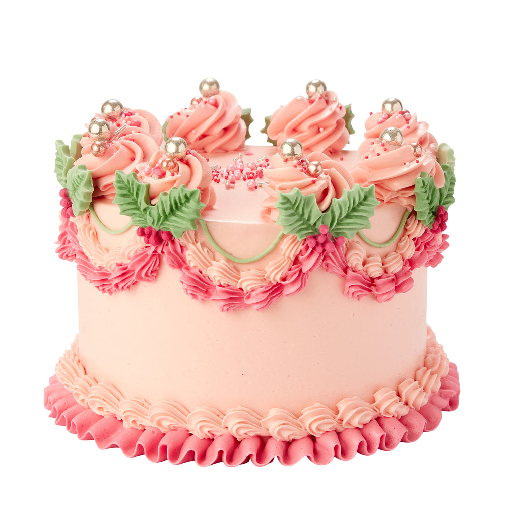 Deck The Halls Christmas Cake - Peggy Porschen Cakes Ltd